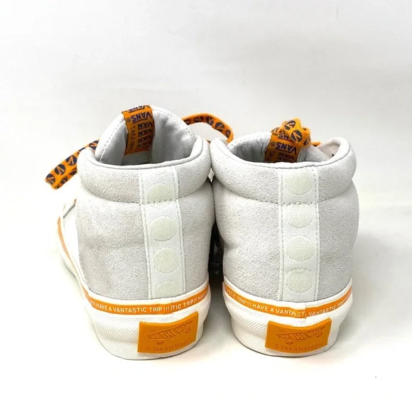 VANS X TAKA HAYASHI SNAKE TRAIL LX Suede Marshmallow Men's Sneakers VN0A4UWR26L - Picture 6 of 9